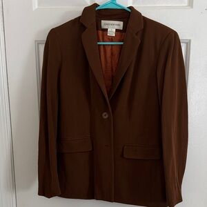 Jones New York Women's Chocolate Blazer